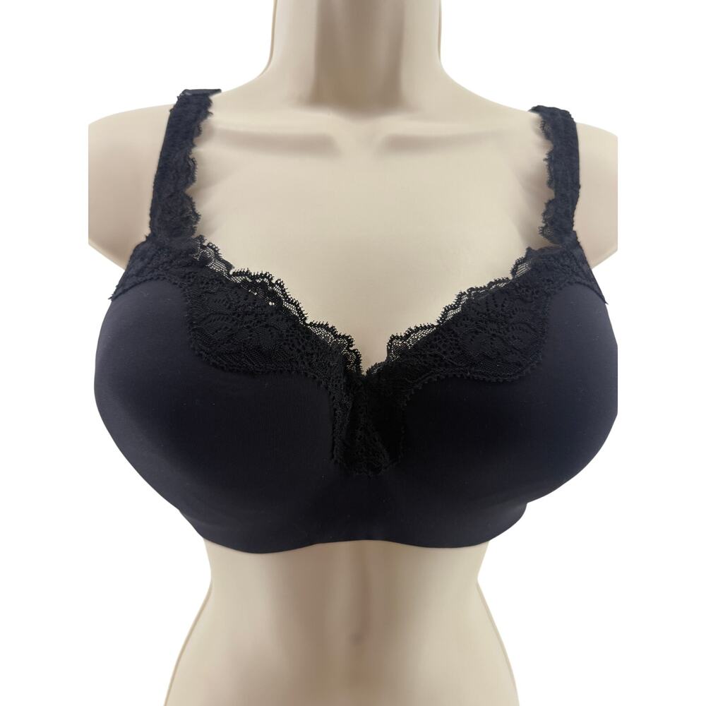 Le Mystere Dream Tisha Lace Full Busted Bra 34E Black